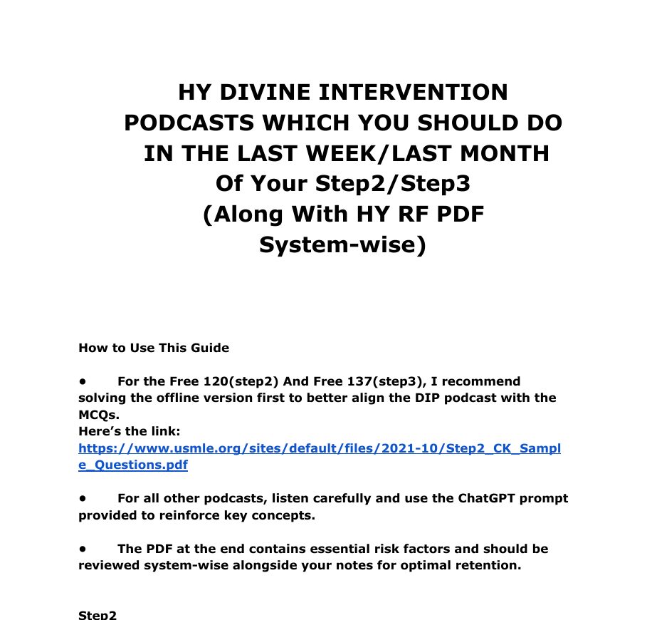 Page 1 of the Divine Intervention must-do PDF, from the Drive link above.