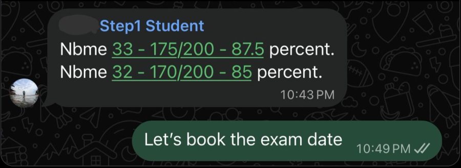 NBME 32: 85%, NBME 33: 87.5%