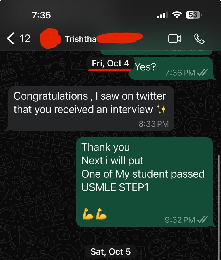 WhatsApp with Dr. Trishtha